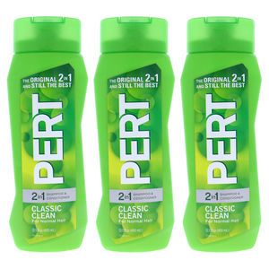 Pert Classic Clean 2 in 1 Shampoo and Conditioner - Pack of 3